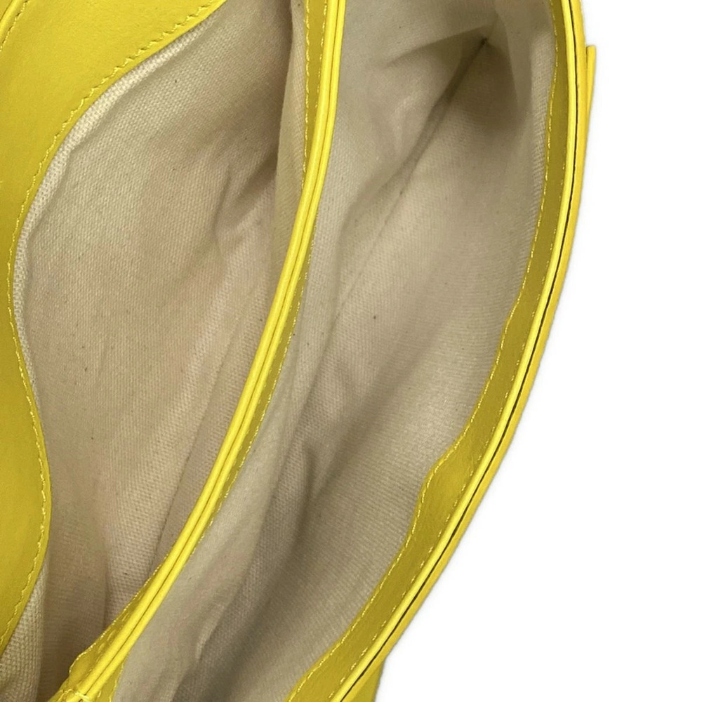 GIVENCHY Shoulder Bag Yellow White Leather - Picture 6 of 7